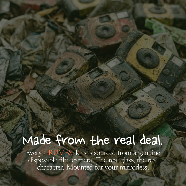 CRUMBS. Retro Camera Lens