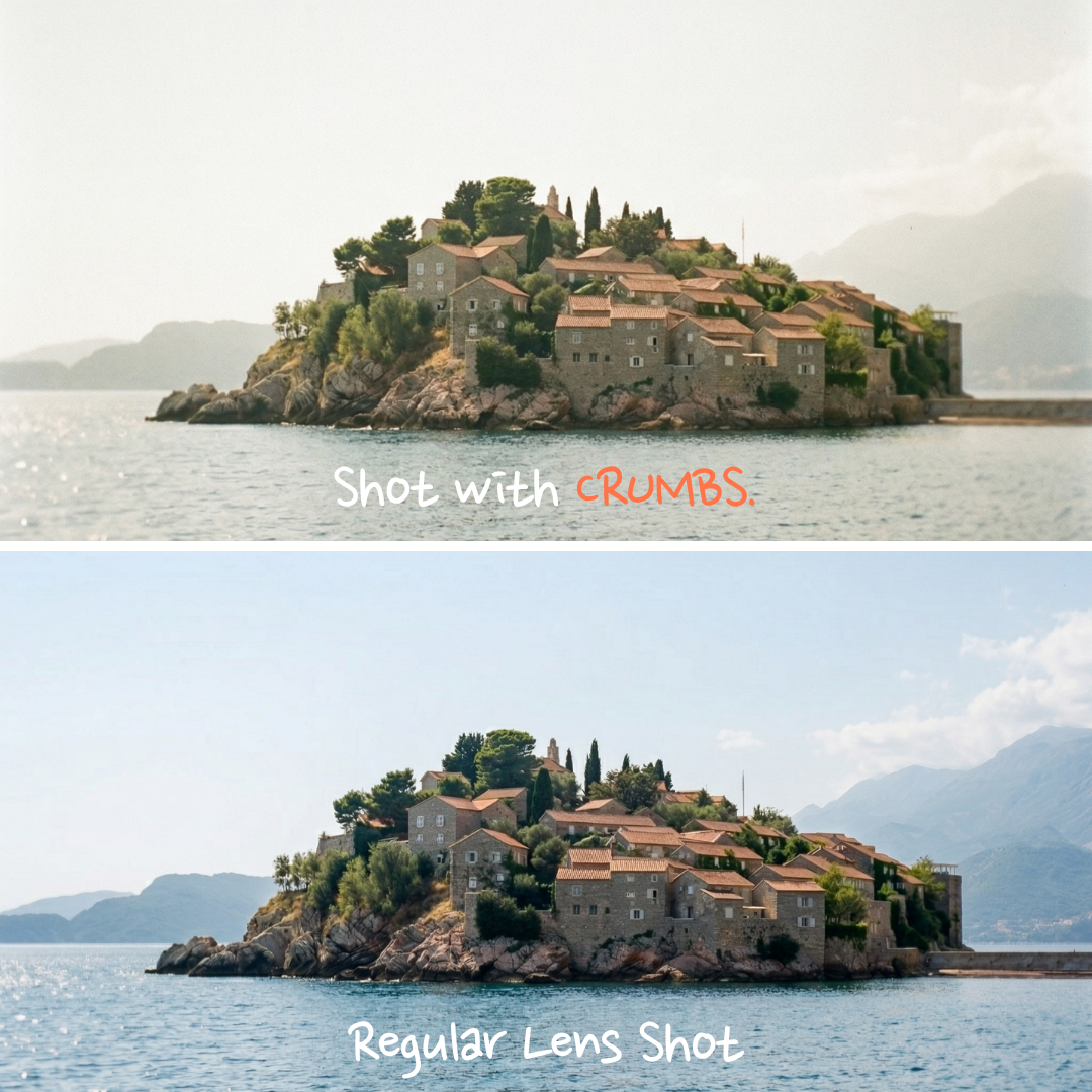 CRUMBS. Retro Camera Lens